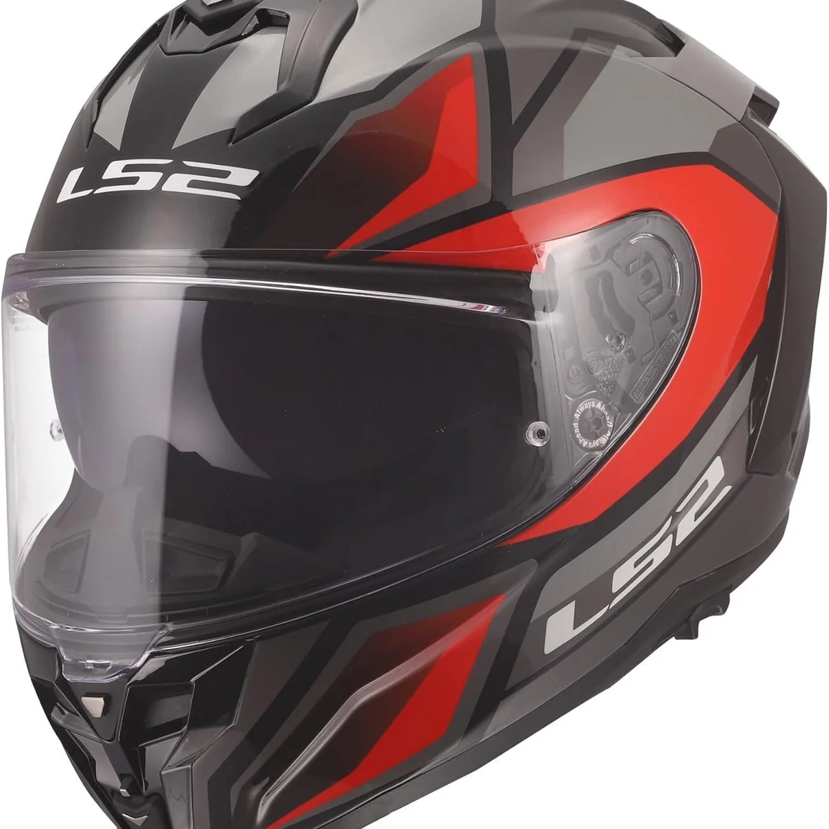 Solid LS2 Challenger II Full Face Touring Helmet – Viper Gloss Gray Contemporary