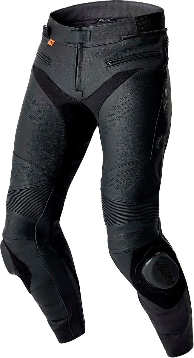 Casual RST S1 D3O Leather Motorcycle Pants – Long Length 33 Inseam Black Excellent