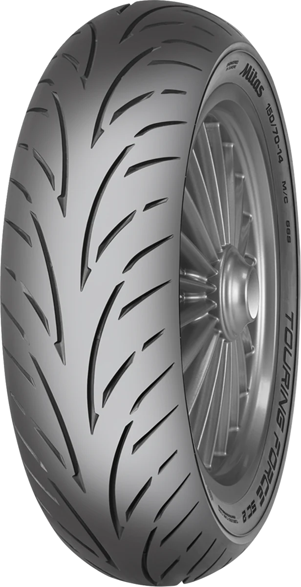 Pure MITAS Tire - Touring Force-SC 2 - Rear - 140 70-14 - 68S - Reinforced 70001401 User-Friendly