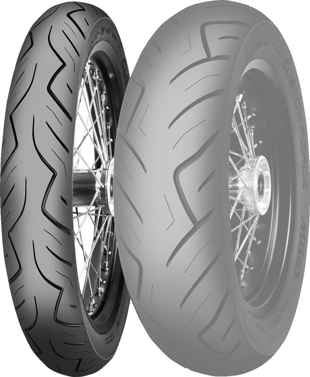 Prestigious MITAS Tire - Custom Force - Front - 80 90-21 MH90-21 - 54H 70000036 Stylish