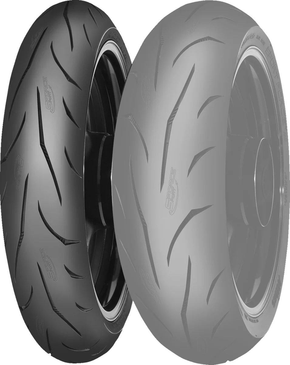 Long-Lasting MITAS Tire - Sport Force RS - Front - 120 70ZR17 - 58W 70001045 Optimized