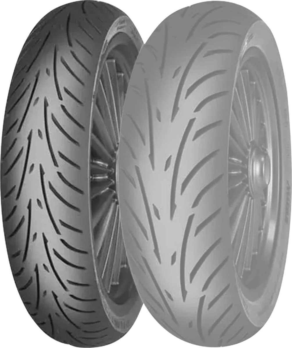Versatile MITAS Tire - Touring Force-SC - Front Rear - 110 80-14 - 59S - Reinforced 70001433 Sustainable
