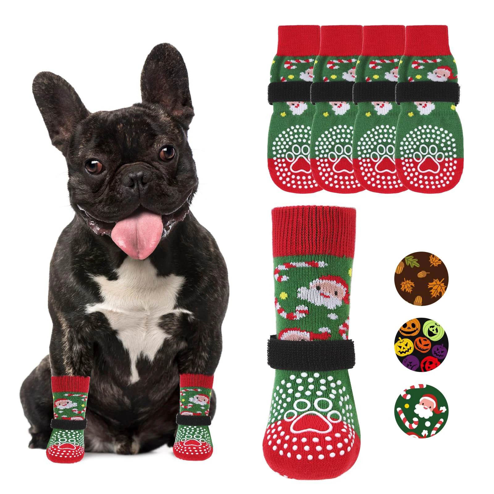 Effective KOOLTAIL Anti Slip Dog Socks – Traction Paw Protection on Hot or Cold Pavement Top-Quality