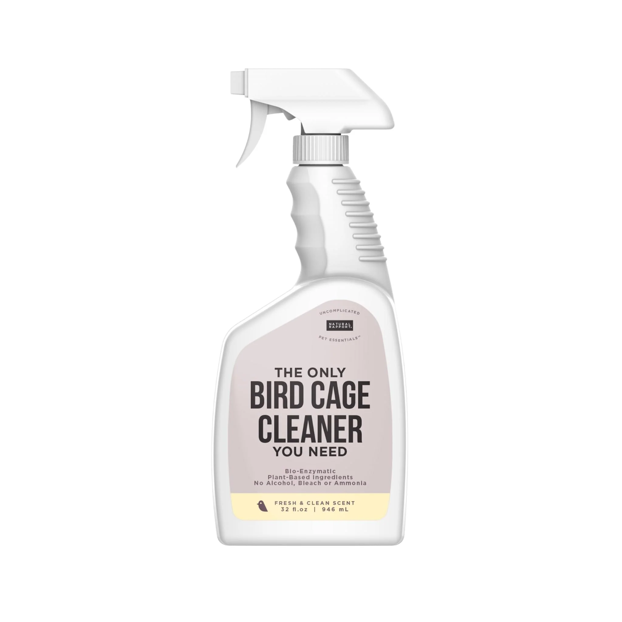 Elite Natural Rapport Bird Cage Cleaner - The Only Bird Cage Cleaner You Need 32 Oz Premium Material