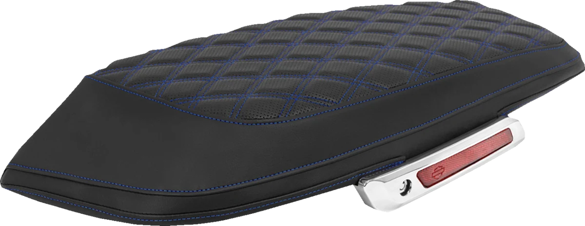 Consistent SADDLEMEN Saddlebag Lid Covers - Lattice - Blue Stitch - FLH FLT '23-'25 L870-23-18401 Elegant