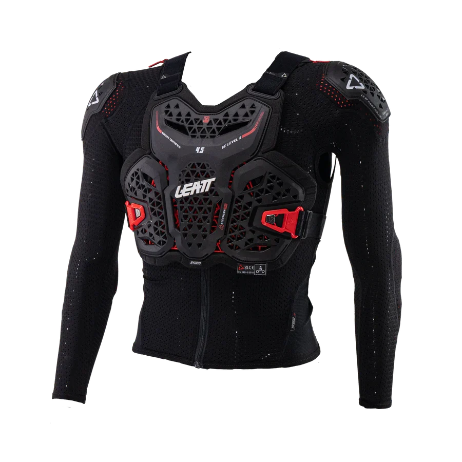Practical Leatt - Body Protector 4.5 Hybrid Jr - Black - YL YXL - Open Box Versatile