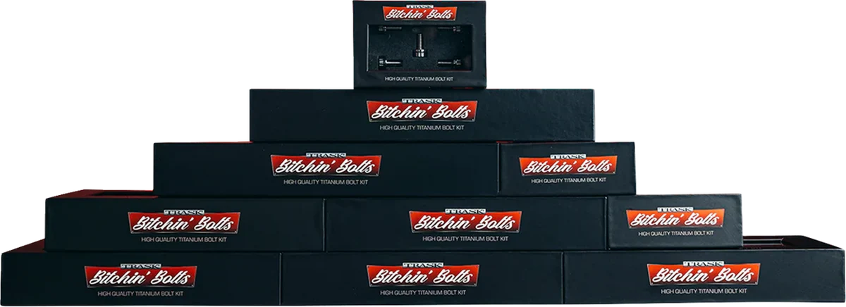 Dependable TRASK Bitchin' Bolts Hardware Kit - Titanium - M8 - Complete Driveline TM-1050 User-Friendly