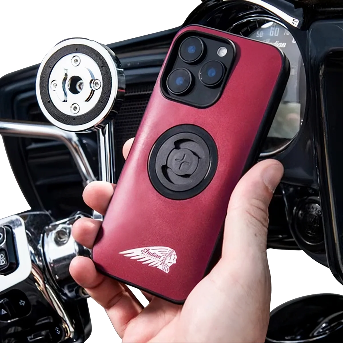 Certified SP CONNECT Indian Phone Case - iPhone 17 Pro - Red 50804 Effective