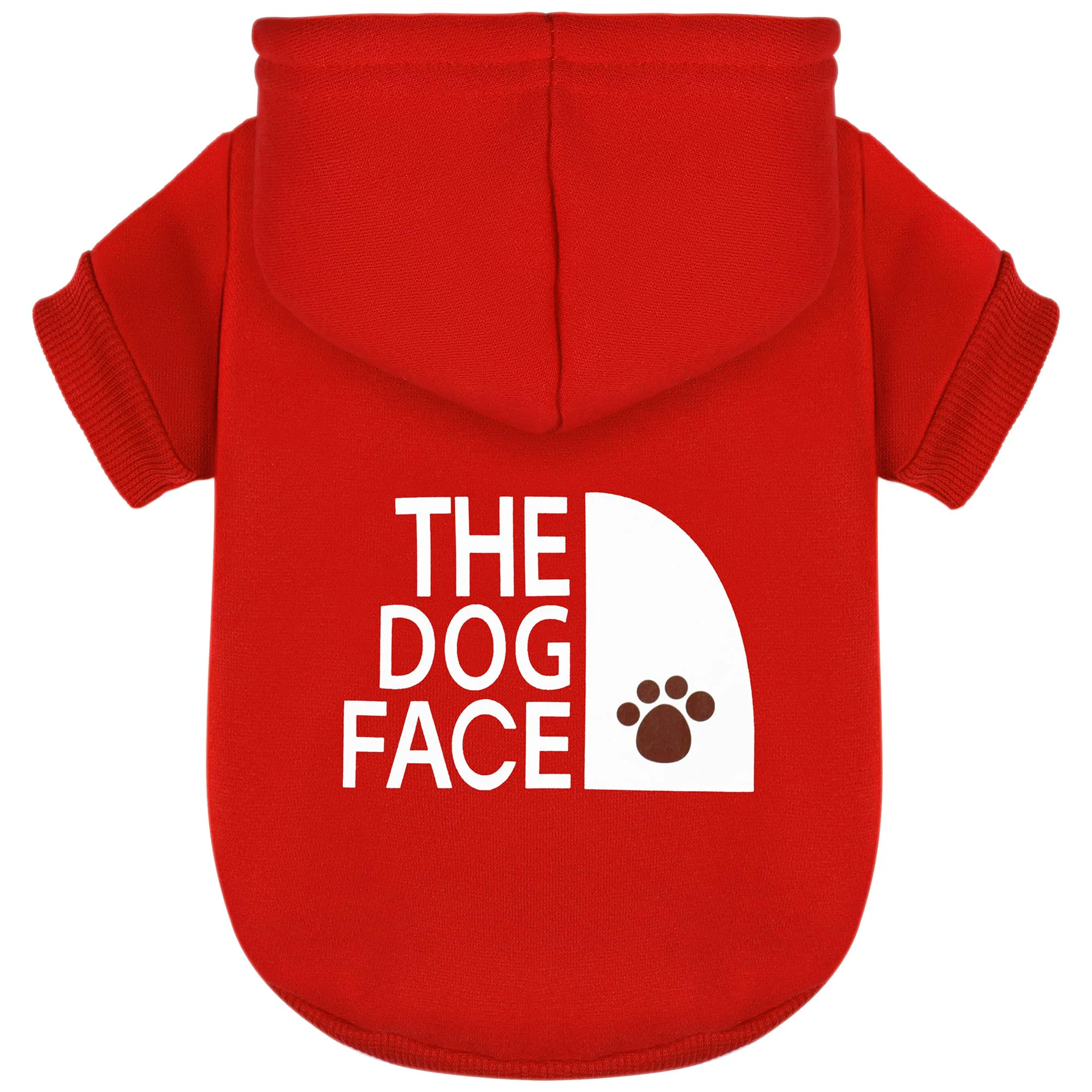 Effective Paiaite Red Chihuahua Hoodie The Dog Face Print Sweatshirt for Dogs XXXL Sophisticated