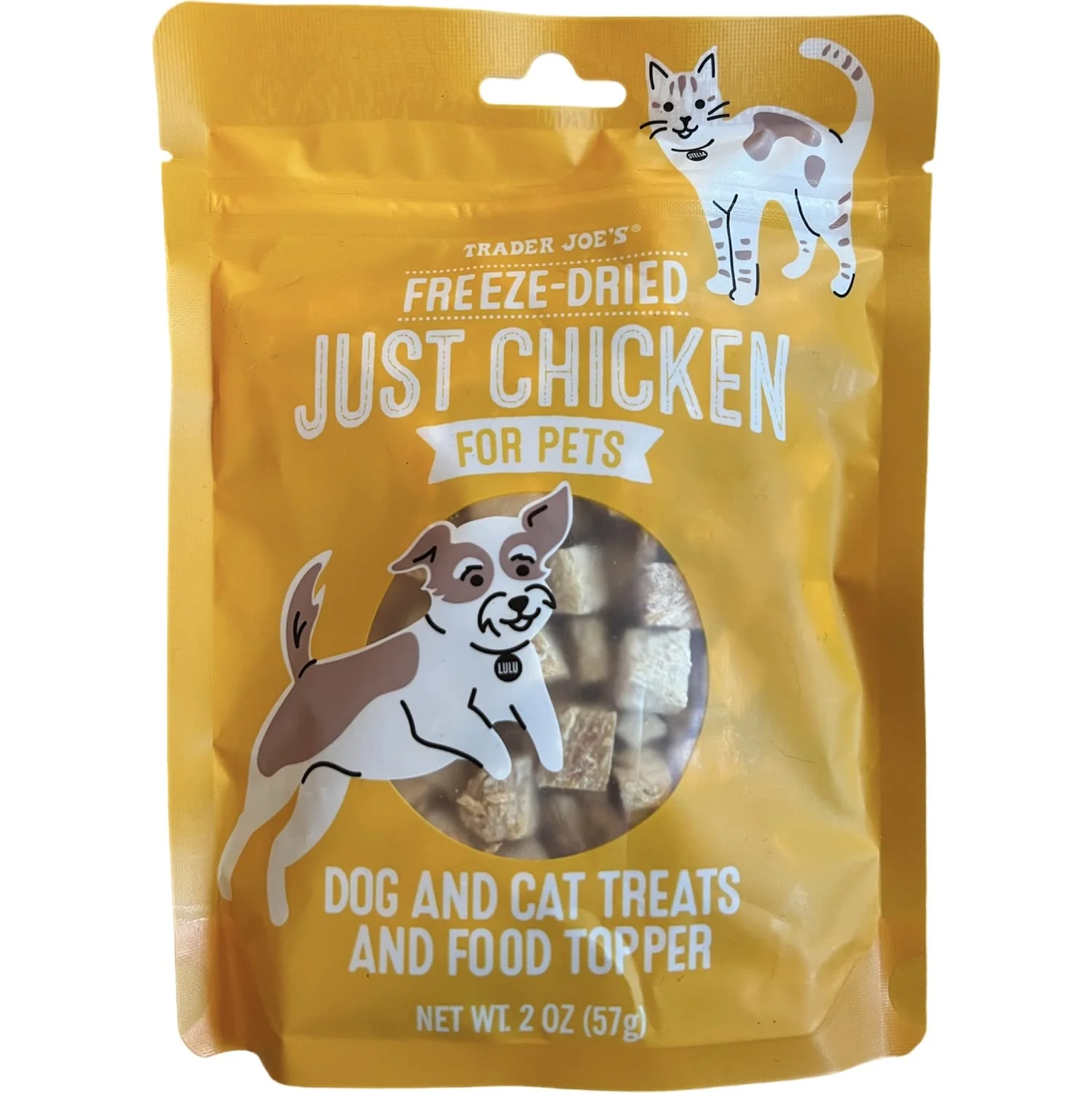 Reliable Trader Joe's ze Dried Just Chicken Dog and Cat Treats Food Topper 2 oz Certified