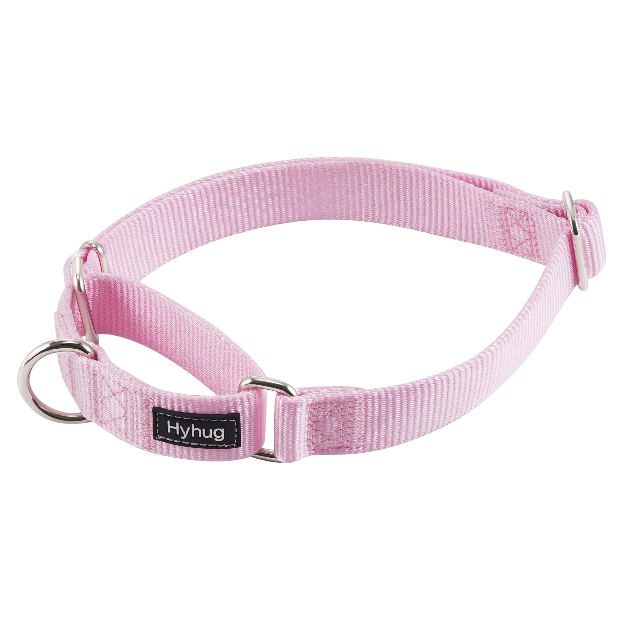 Refined Hyhug Martingale Collar for Dogs Extra Large Pink Escape-Proof No-Pull Training Collar Carefully Designed