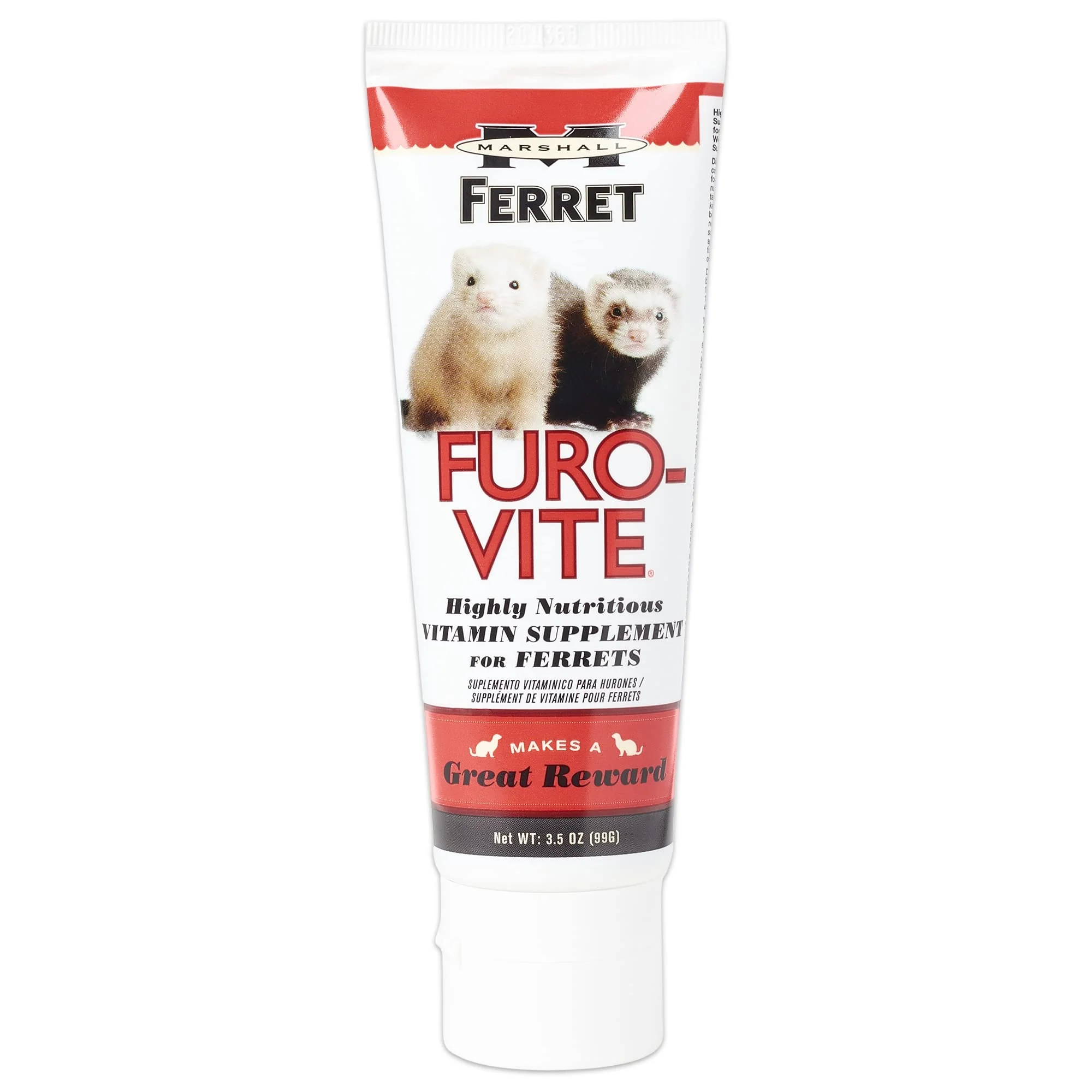Fast Marshall Pet Products Furo-Vite Vitamin Paste for Ferrets – 3.5 oz Nutritious Paste for Training Support Specialty