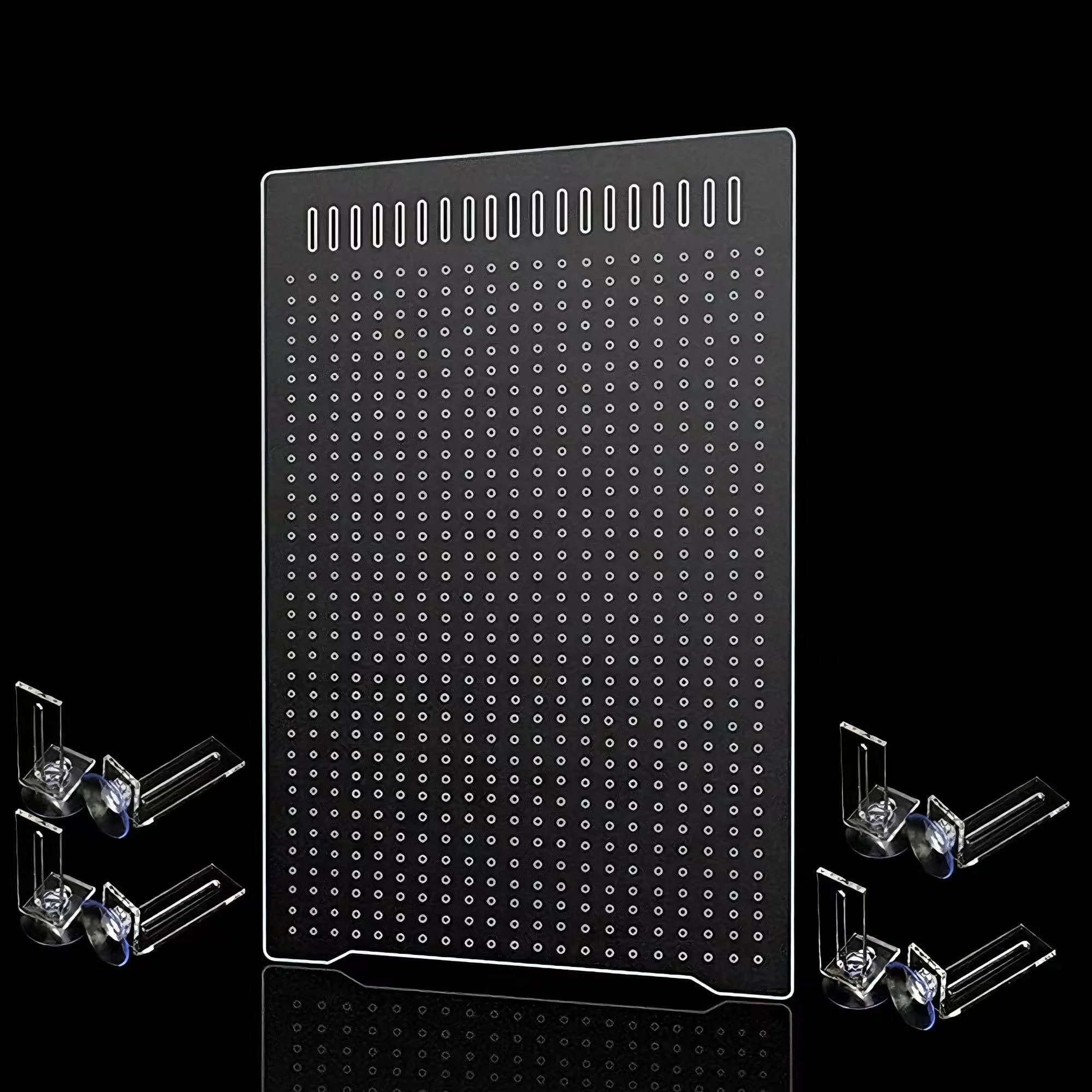 Expertly Made Spritool ONE Set Clear Fish Tank Divider Board with Suction Cups – 11.8 x 11.8 in for 5–10 Gallon Tanks Excellent