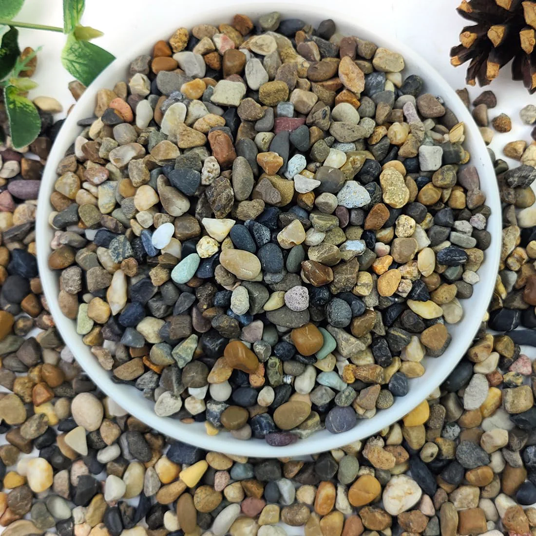 Stylish YISZM 5lbs Aquarium Gravel - Natural 1 4-Inch River Rocks for Tanks Plants and Decor Enhanced