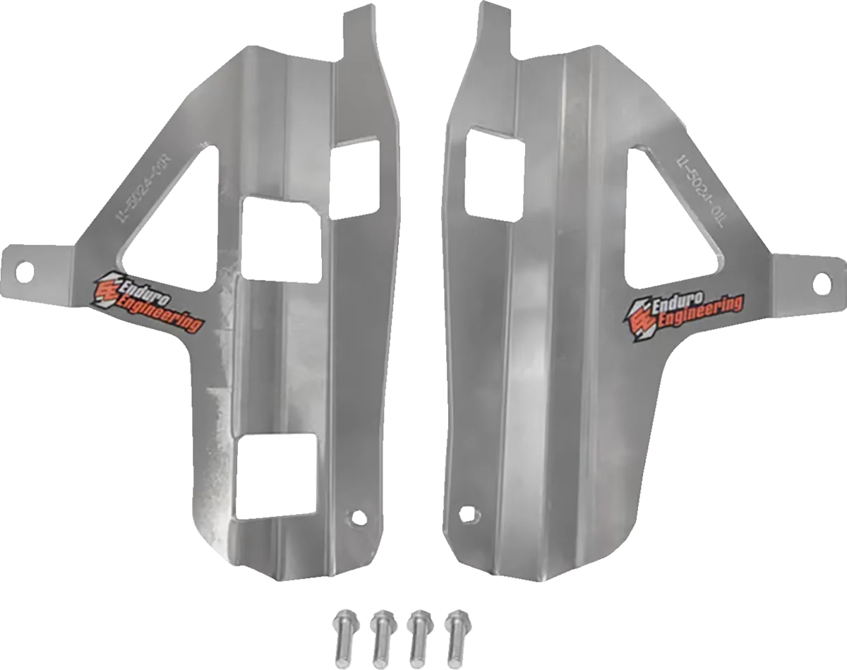 Crafted MOOSE OFFROAD Radiator Braces - Silver - Yamaha 11-5024 Superior