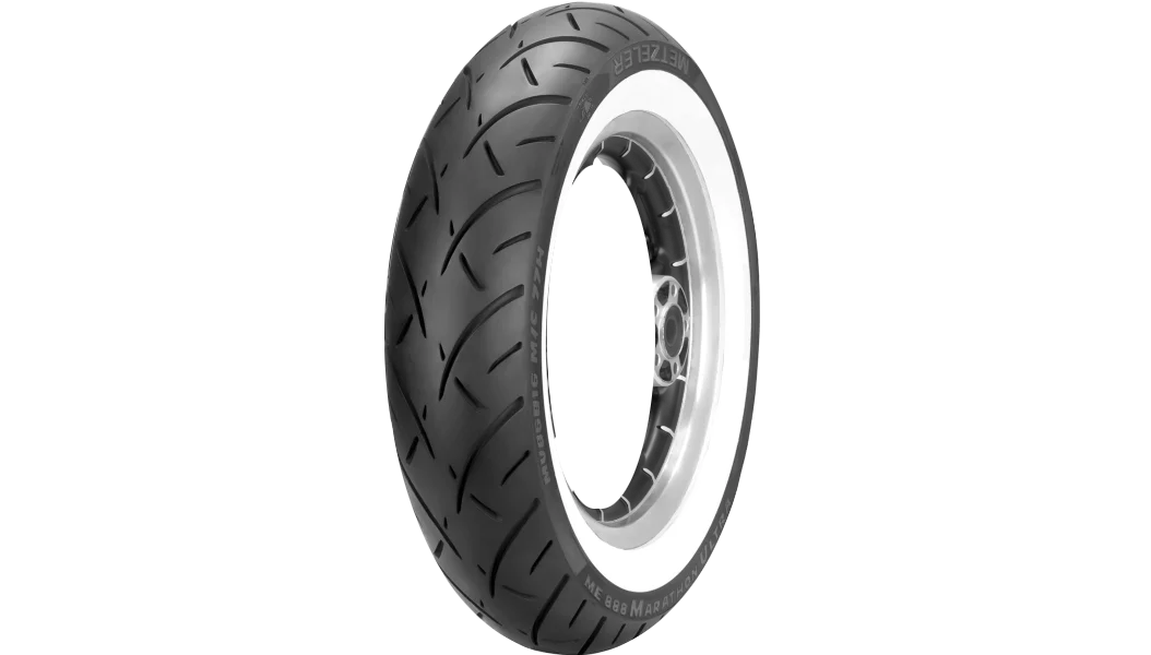 Fine Metzeler ME888 Marathon Ultra Front Tire MT90B-16 72H Wide Whitewall Fast