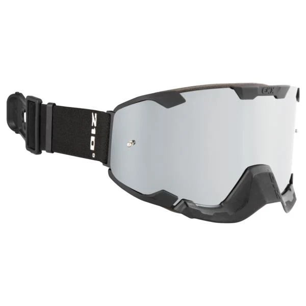 High-End Kimpex 210° Summer Goggles Matte Black Silver Lens Fine