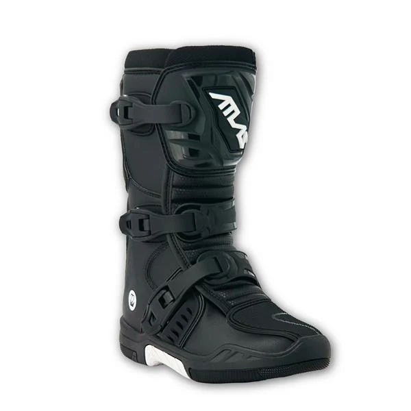 Reliable Atlas Youth Traction MX Boots Black Size 4 Flexible