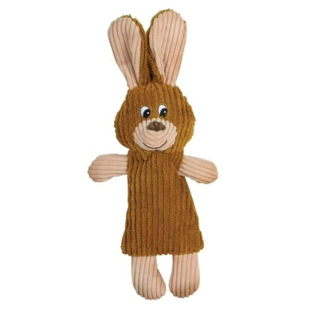 Organic Snuggle Puppy Tender-Tuffs Whisper Rabbit Quiet Durable Water Bottle Crinkle Toy for Small Dogs Next-Generation