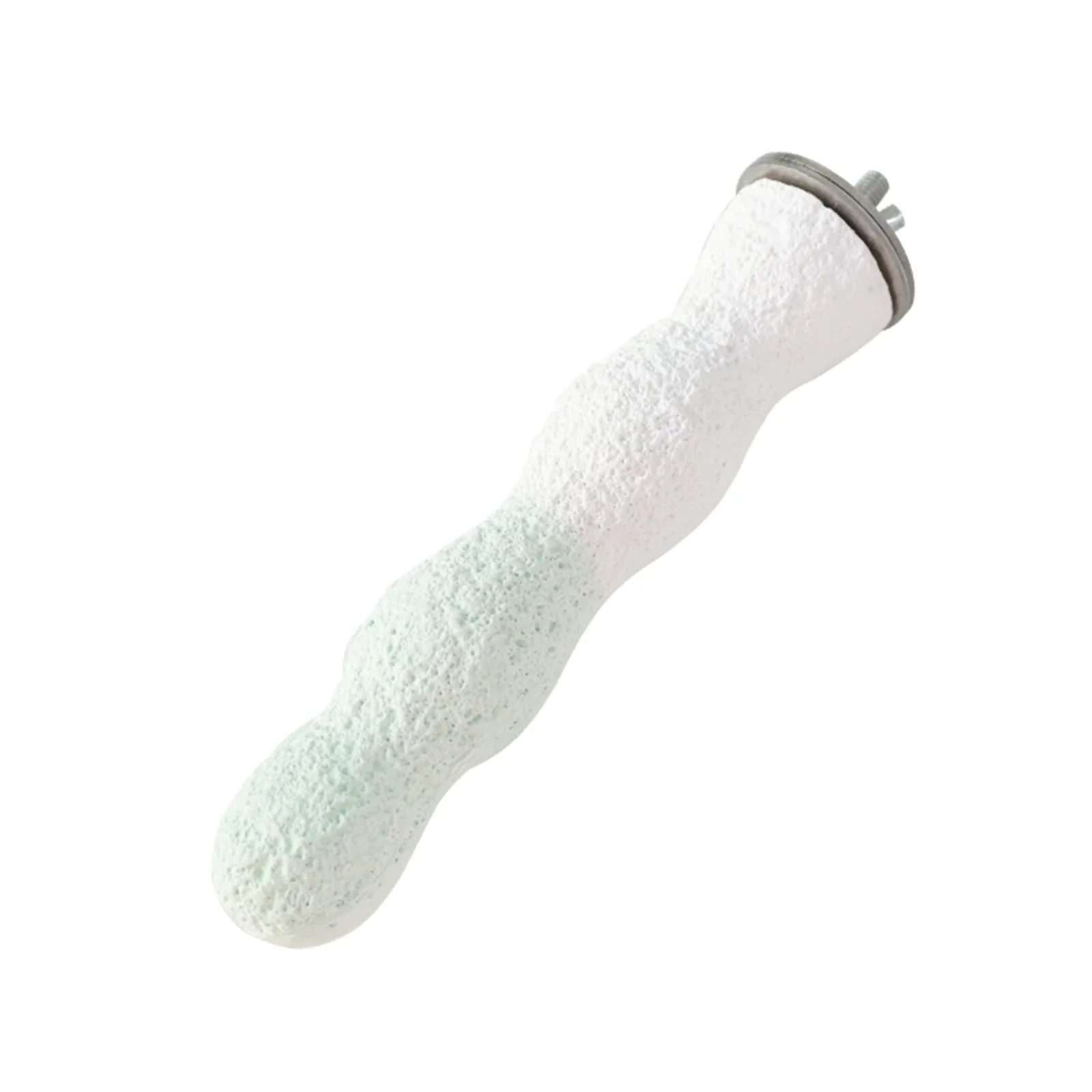 Refined YOOSO WING Bird Perches for Cage – Abrasive High-Calcium Mineral Ceramic Perches for Claw Beak Health Green Coral Reusable