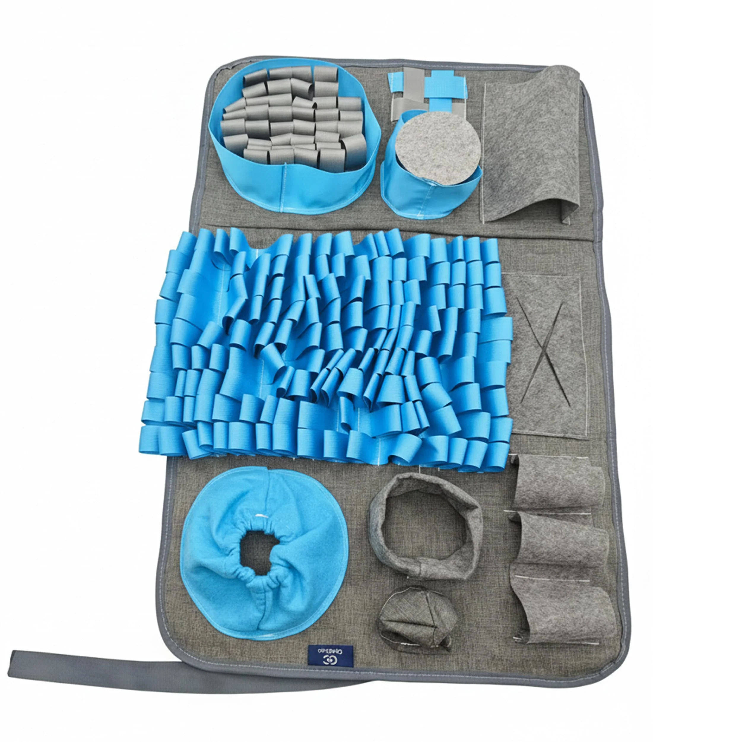 Soft CareCooo Snuffle Mat for Dogs M Size Blue — Interactive Foraging Puzzle Slow-Feeding Excellent
