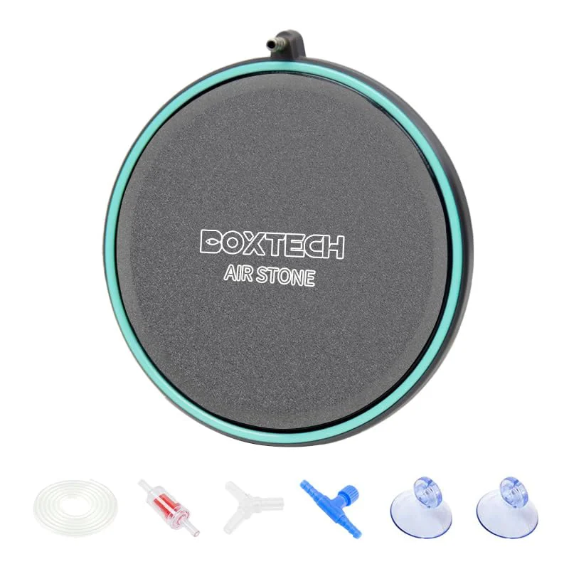 Durable UPETTOOLS 3.2-Inch Nano Air Stone for Aquarium — Quiet Oxygen Diffuser with Control Valve Elite
