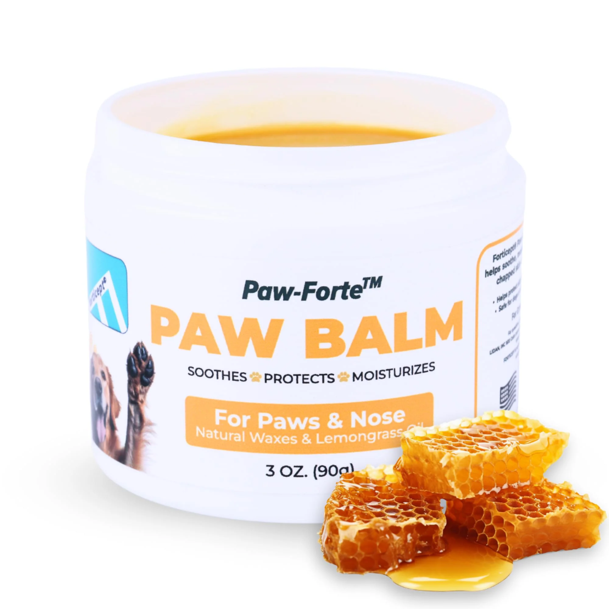 Proven Forticept PAW Balm Dog Paw Protector for Hot Pavement Snow Dirt 3 oz Carefully Designed