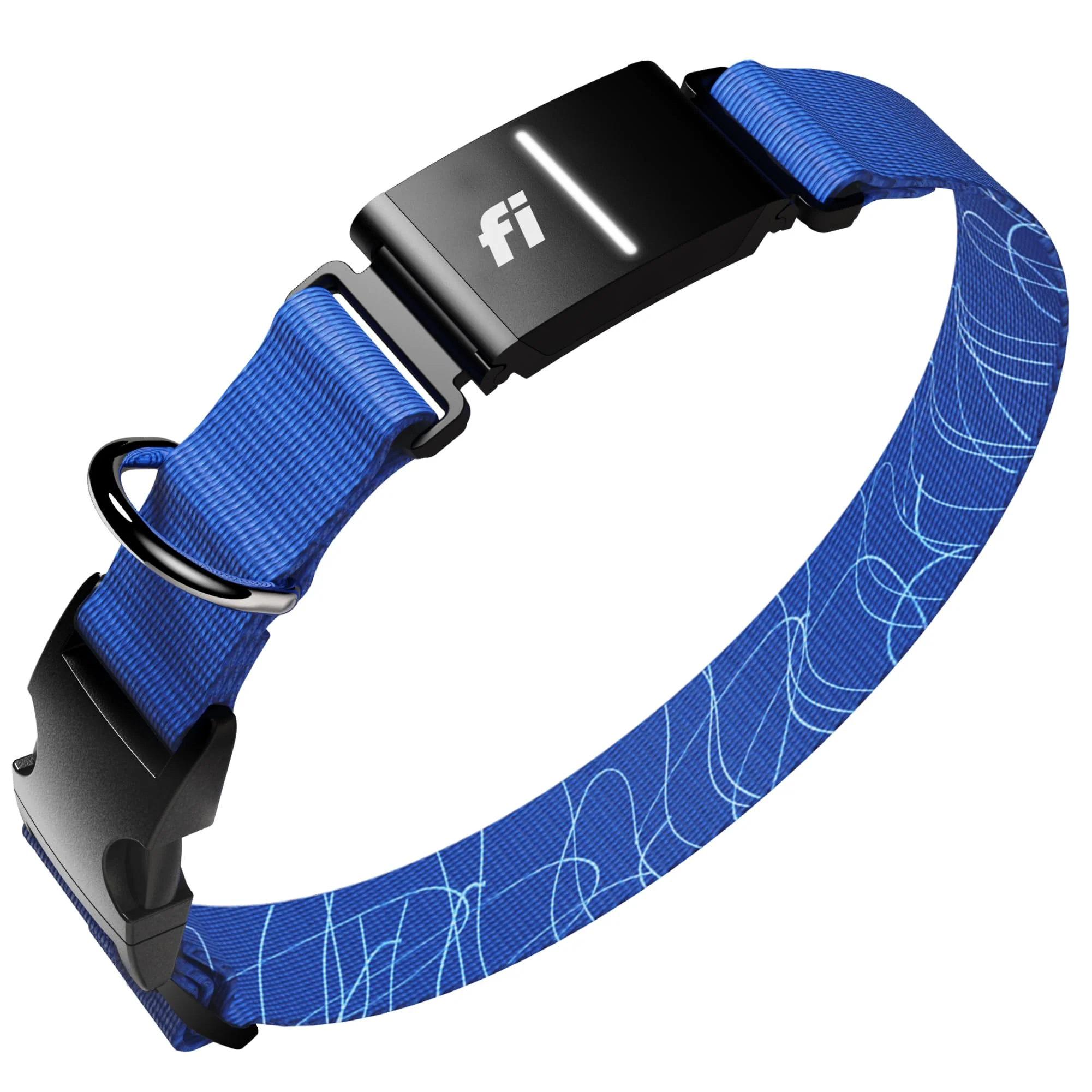 Casual Fi Series 3 Smart Dog Tracker Collar — GPS Health Behavior Monitoring Escape Alerts Waterproof Apple Watch Compatible Blue X-Large 6-Month Membership Included Top-Quality