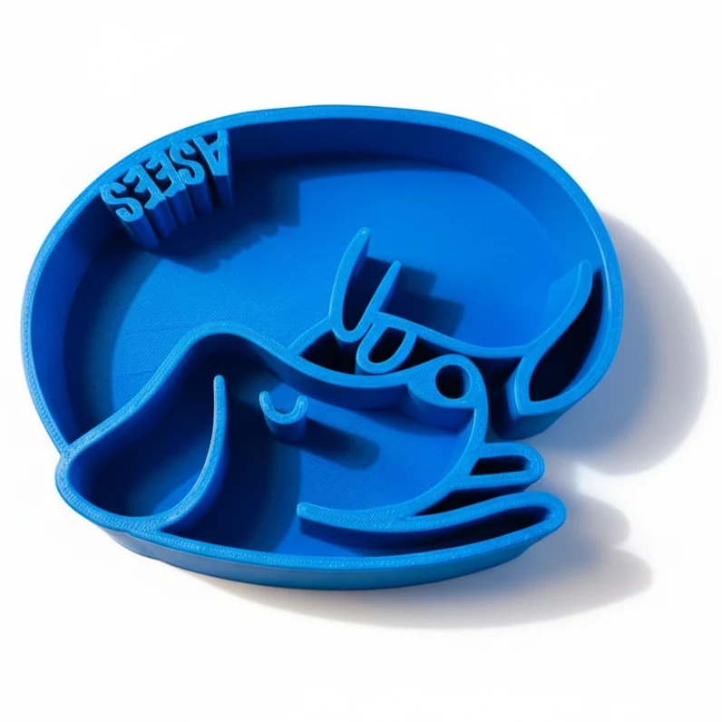 Elite Personalized Pet Puzzle Feeder Bowl Dog Shaped Certified