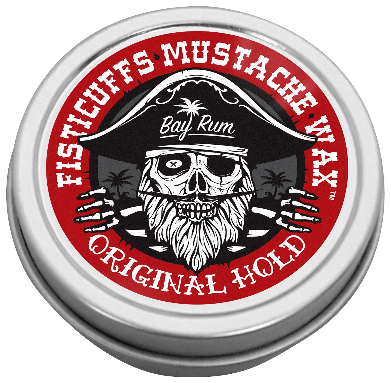 Eco-Friendly Bay Rum Scent Fisticuffs Mustache Wax hold Exclusive