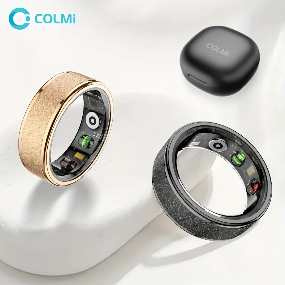 Safe COLMI Smart Ring – Tracks Steps Distance Calories Environmentally Friendly