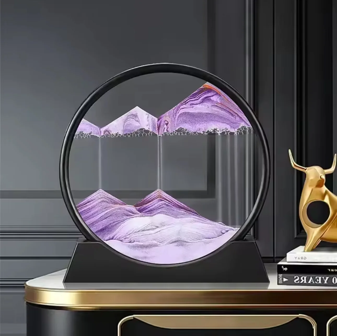 Trusted 3D Hourglass Sand Art Flowing Deep Sea Sandscape Easy-to-Use