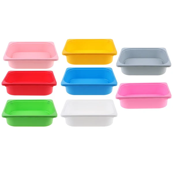 Reliable Maxbell Plastic Storage Bin Container Toy Cosmetics Organizer Light Pink Powerful