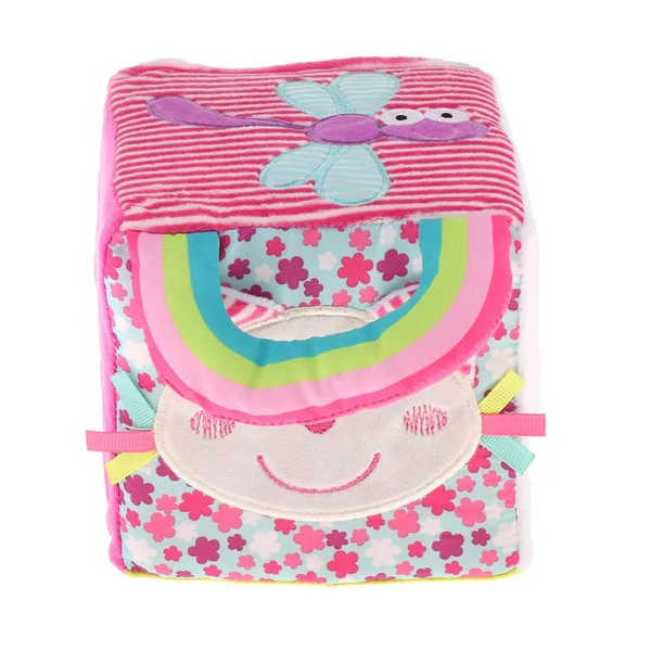 Proven Maxbell Baby Wrist Ring Rattle Educational Plush Toy Building Blocks Cube 12cm Breathable