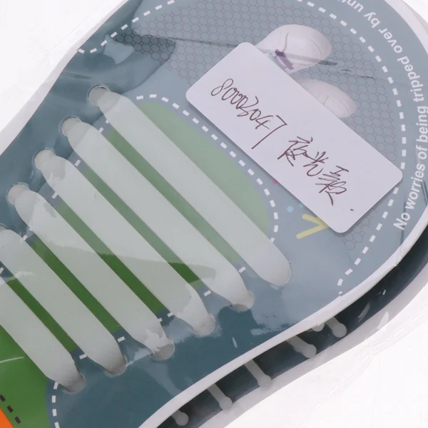 Fine Crafted Maxbell Easy No Tie Shoelaces Elastic Silicone Flat Shoe Lace Set for KidsGrow In the Dark Optimized