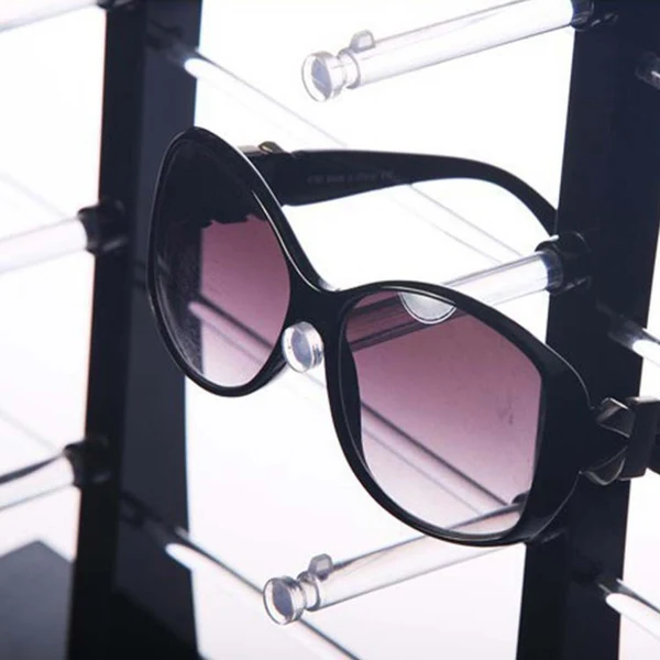 Environmentally Friendly Maxbell Glasses Show Stand 5 Layers Sunglasses Holder for Shop Home Decor Counter Black Casual