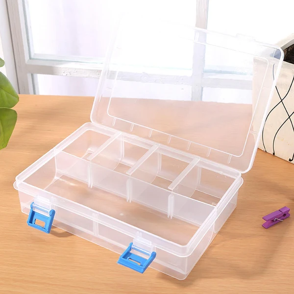 Pure Maxbell Portable Storage Box Art Supply Compartment Pencil Box Container Carry Case Efficient