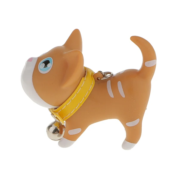 Breathable Maxbell Fashion Key Ring Lovely Kitten Pendant Keychain for Girls-Yellow High-End