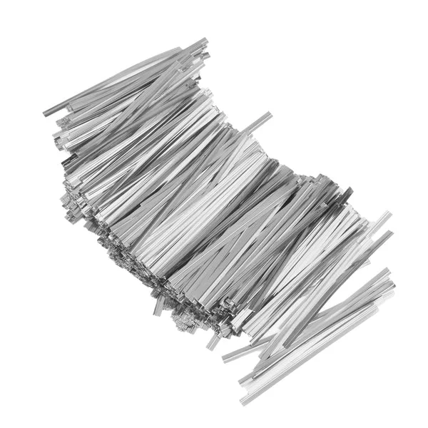 Comfortable Maxbell Chic 800 Pcs Metallic Twist Ties for Candy Lollipop Cake Pop Cello Bag Party Crafted