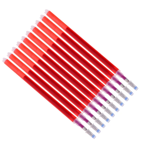 Lightweight Maxbell 10pcs High Temperature Disappearing Pen Heat Erase Pens Sewing Tools Red Breathable