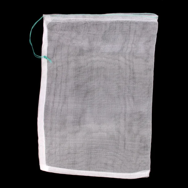 Organic Maxbell Nylon Filter Media Bag For Bio Balls Activated Carbon Ceramic Ammonia Remover PACK OF 10PCS 55 x 35cm White User-Friendly