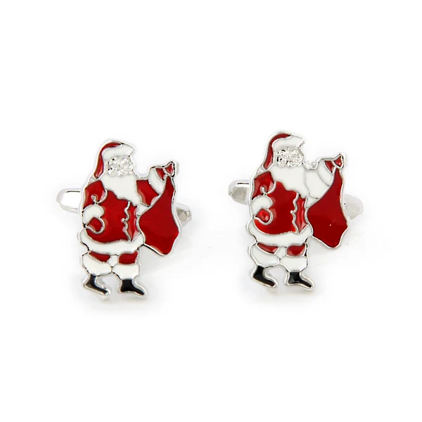 Reliable Maxbell Santa Claus Christmas Cufflinks Business Shirt Wedding Party Premium Material