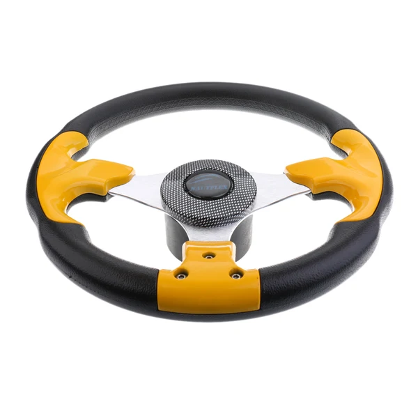 Excellent Maxbell Performance 31.5cm 12.4 3 Spoke 3 4 Yacht Boat Steering Wheel Comfort Foam Grip Top-Quality