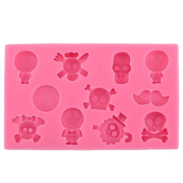 Verified Maxbell 3D Skull Silicone Cake Mold Fondant Mould Decorating Baking Tool 2 Minimalist