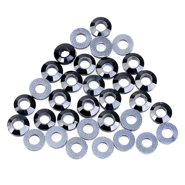 Eco-Friendly Maxbell Charm 100 Pcs 8mm Round DMC Hot Fix Rhintone Crystal Clothing Accessories Expertly Made