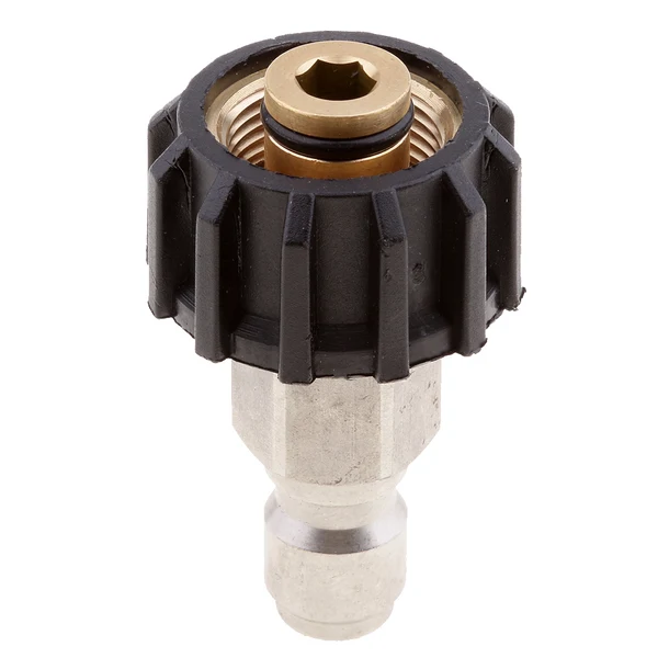 Powerful Maxbell Brass Quick Connector M22 14 to 3 8 Male Adapter for Pressure Washer Connect Responsible