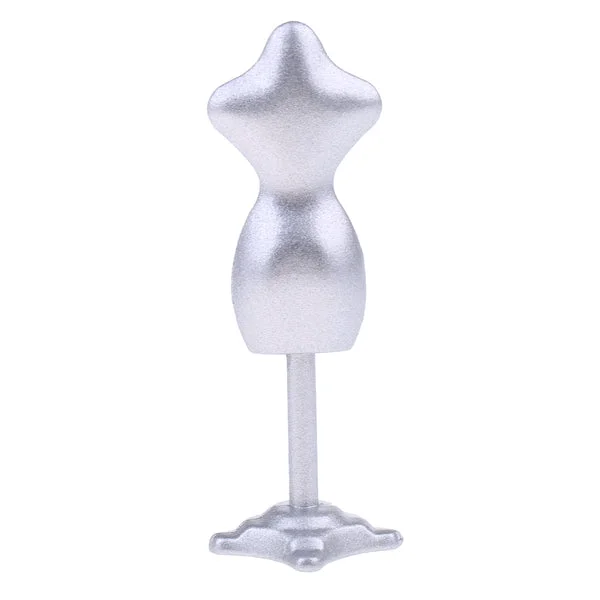 Modern Maxbell 1 12 Dollhouse Miniature Female Model Clothes Stents Clothing Holder Rooms Accessories Sliver Outstanding