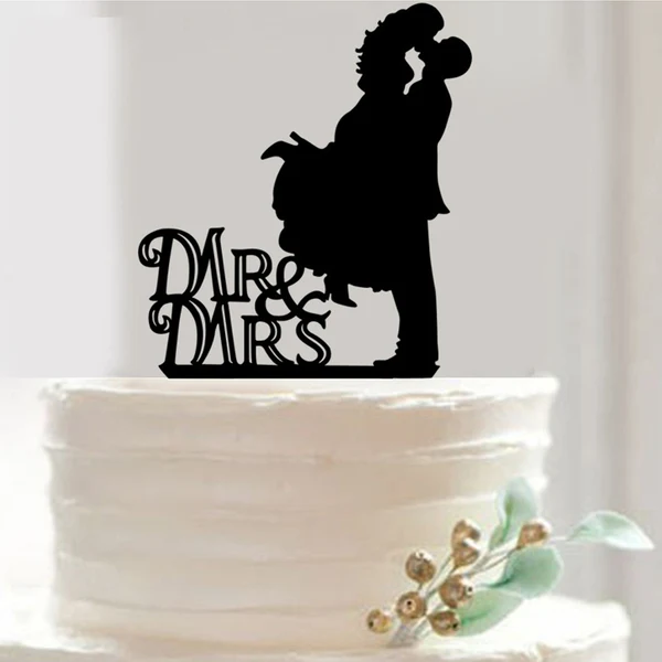 Reusable Maxbell Wedding Engagement Bride Groom Acrylic Cake Topper User-Friendly