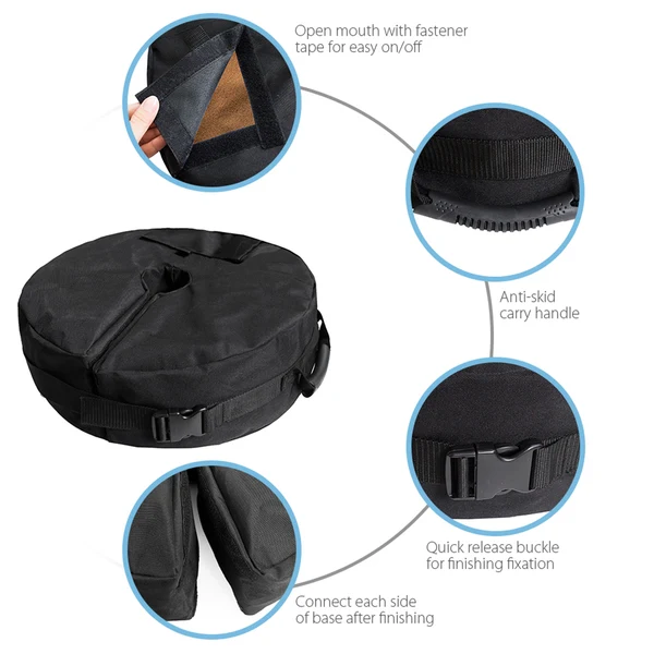 Relaxed Maxbell Outdoor Weighted Sandbag Beach Canopy Tent Marquee Anchor Sunshade Awning Shelters Smart