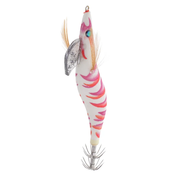 Safe Maxbell Anti Light Squid Jig Hook Cuttlefish Saltwater Fishing Baits White Stripes Carefully Designed
